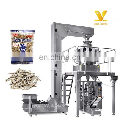 Hot selling automatic vertical weighing sardine packing machine