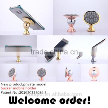 silicone sucker phone stand new design mobile phone car holder