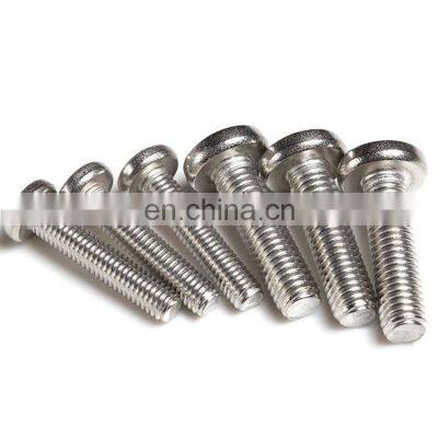 Standard GB818 din7985 cross pan head machine screw stainless steel 304