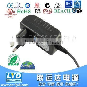 High Quality With UL Certification Electronic Type Wall Plug 12v2a Power Adapter