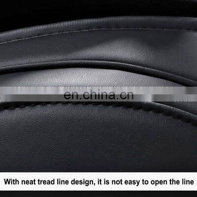 2021 Luxury Car Seat Covers for Universal Cars Front and Rear Split Bench Protection Leather Seat Covers photo-5