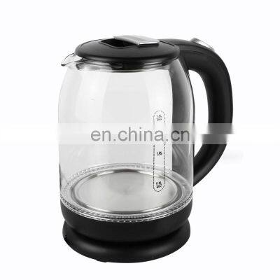 2020 NEW 360 Degree Glass Electric Water Kettle Led Light 304 S/Steel Heater 1500W 1.8L photo-4
