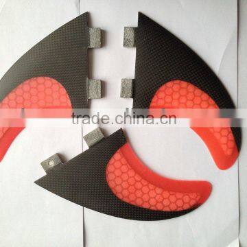 Half Carbon Hybrid Fcs Fiberglass Surfboard Fcs Fins for Surfing