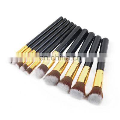 10pcs Cosmetic Makeup Brushes Professional Set Foundation Eyeshadow Brush