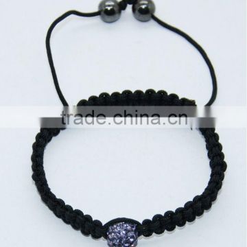 2012 Joya 1PC Violet Color Shamballa Ball Bracelet