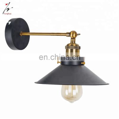 Loft Industrial Wall Lamps E27 Vintage Bedside Metal Wall Lamp