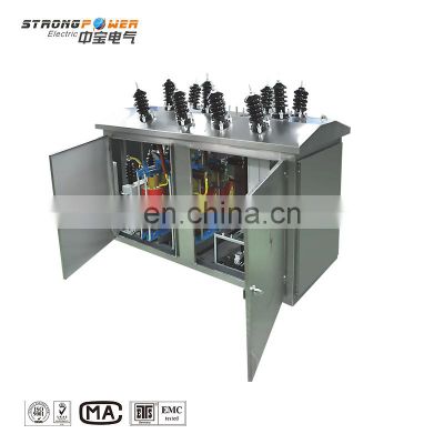 High quality distribution equipment ZBTBB 6~ 10kV column type (line) high voltage reactive power automatic compensation device