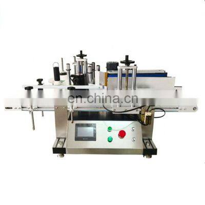 YTK Brand Tabletop Small Vial Sticker Automatic Round Bottle Labeling Machine Price