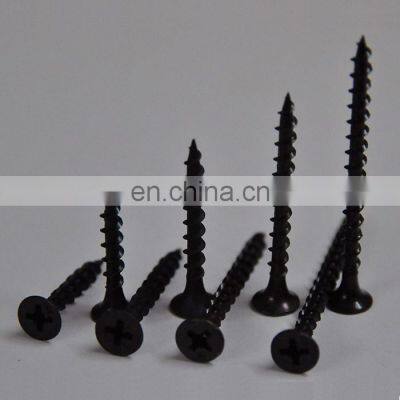 Flat head black dry wall screw #6 #8