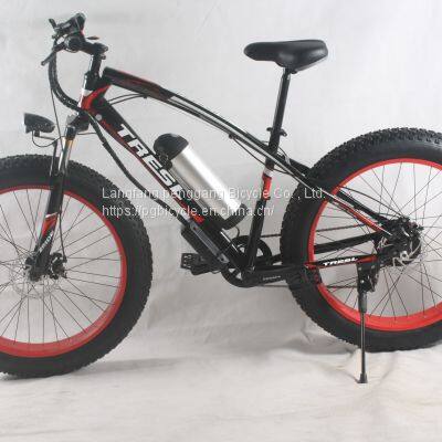 Fat Tire Electric Bicycle 26inch Steel 21 Speed E-bike photo-2