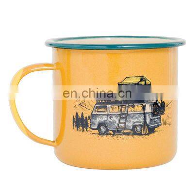 popular colorful new trending product printing guaranteed quality enamel espresso cup