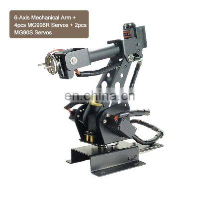 6-Axis Robot Arm Robotic Arm Industrial Mechanical Arm + 4pcs MG996R Servos + 2pcs MG90S Servos photo-2