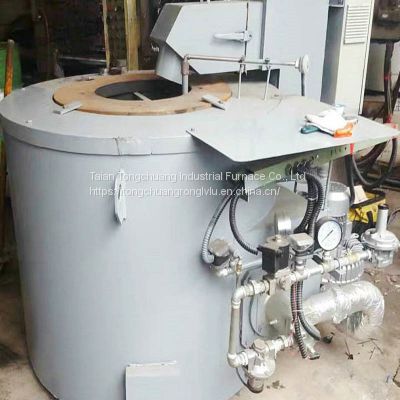 Waste aluminum smelting equipment, small gas crucible furnace