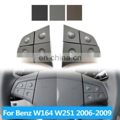 Car Multi-function Steering Wheel Buttons Kit Phone Control Keys For Benz W164 ML GL300/350/400/450 W251 R300 R350 2006-2009