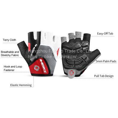 INBIKE Cycling Gloves Half Finger MTB Gloves Gel Padded for Men & Women photo-4