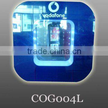 auto rotating&floating POP display