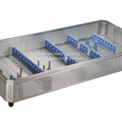Sterilisation Basket With Silicone Inserts Laparoscopy Trays photo-4