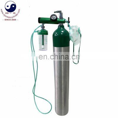 HG-IG New 1L-50L Medical Oxygen Cylinder With CGA870 Valve Medical Urgent Use photo-2