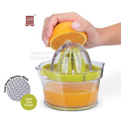 Kitchen Accessories Home and Kitchen Gadgets Fruit & Vegetable Tools 4 in 1multi Juicer press Manual Orange Squeezer with Measuring Cup