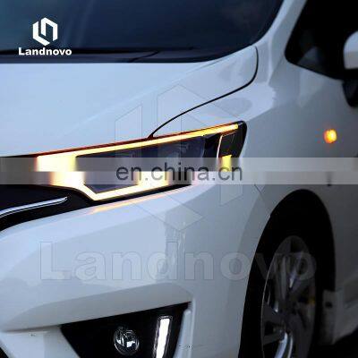 Landnovo Best Selling Led Head Light Suitable for Honda Fit Jazz 2014-2019 Front Led Light Headlight Headlamp