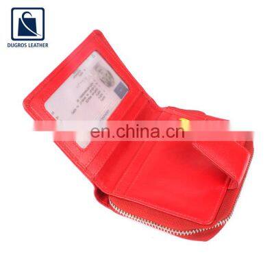Unique Design Wholesale Supply Widely Selling Good Quality Nickle Fitting Genuine Leather Wallet for Women at Competitive Price photo-3