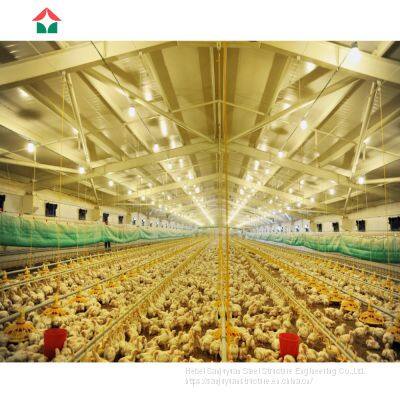 Prefabricated Steel Structure Automatic Temperature Control Metal Chicken House Layer photo-5