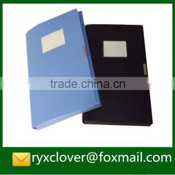 PP office stationery plastic hook and loop file box in a4 size