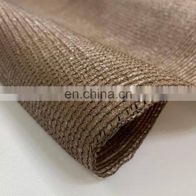 High Quality HDPE Brown Shade Cloth 6 Needles Knitted Garden Sun Shade Netting