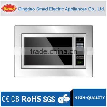 stainless steel color built in home type microwave oven price with grill and convention