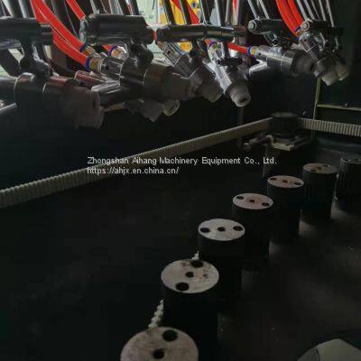 Zhongshan Rotary Disc Sandblasting Machine Continuous 16 Station Non Stick Pot Processing Rough Surface, Descaling Products photo-3