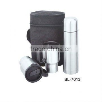 Vacuum flask and cups gift set BL-7013