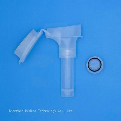DNA/RNA Sample Self-Collection Disposable Medical Saliva Collector With Unibody Tube photo-2
