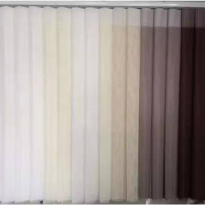 Home decor smart  manual  vertical venetian blinds office living room semi-shading sunshade vertical window blind curtain