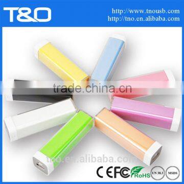 2600mah Potable mobile phone charger best usb power bank