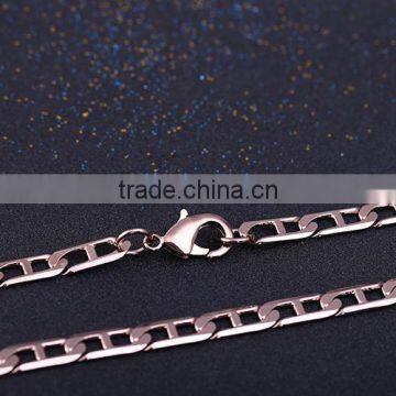 Chains Necklaces Type Simple Link Chain Jewelry Chain Decorative Chain Coffee Gold Plated Necklace photo-6