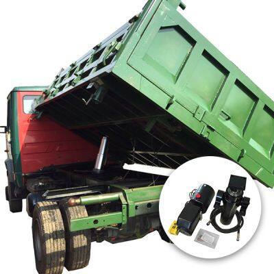Mini Telescopic Hydraulic Cylinder Micro Ram Short Stroke 2000mm Small Flat Jack for 6 to 12 Ton Dump Tipper Trailer