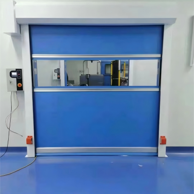 Smart High-Speed Industrial Door with Safety Sensors