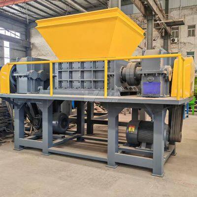 Горизонтальная линия двухвалового измельчения нефтяных бочек и дробилка труб