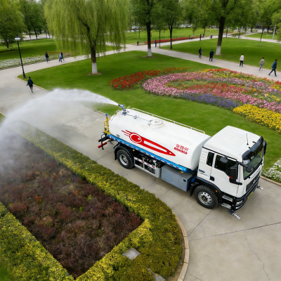 ZTY5180 pure electric sprinkler truck, front duckbill flushing