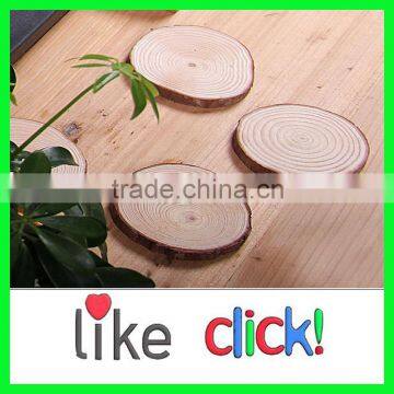 Pine Wood Coasters Handmade Wooden Coffee Drink Coasters Wholesale