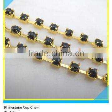 High Quality Rose Rhinestone Cup Chain For Decoration SS6/SS10/SS16 photo-4