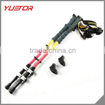 three sections external quick lock aluminum 7075 trekking pole walking stick                        
                                                                                Supplier's Choice