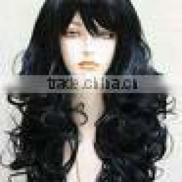 black big wavy synthetic hair wig full lace wig lace front wig hair product wigs