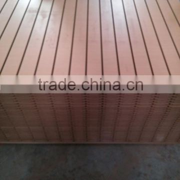 11 grooves melamine laminated MDF Slotted Board