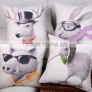 Animal Cotton Pillowcase Pillow Cover wholesale