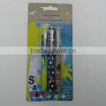 promotional ball pen plastic painting style ballpen