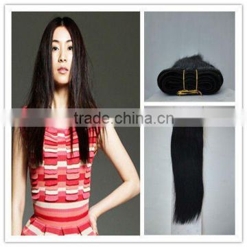 Best Quality 100% Remy Human Hair Yaki Weaving12''