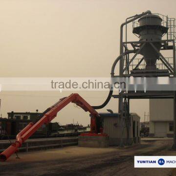 Grain ship unloader with vacuum power