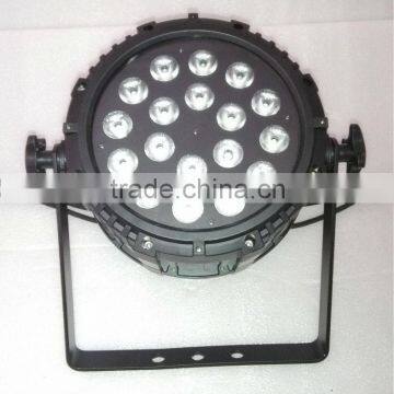 18x10w led par rgbw 4in1 IP65 waterproof Outdoor led par64 for stage disco dj