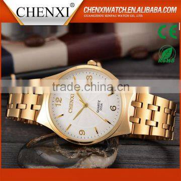 Latest Fashion Luxury Men Golden Case Business Wrist Watches For Wholesale